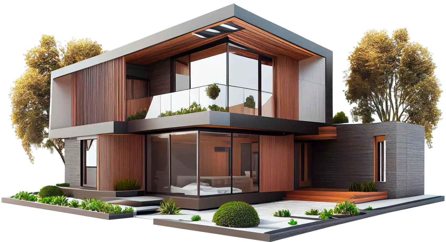 Modern house render